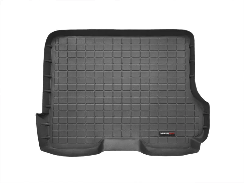 WeatherTech 84-96 Jeep Cherokee (2 door) Cargo Liners - Black - Back View