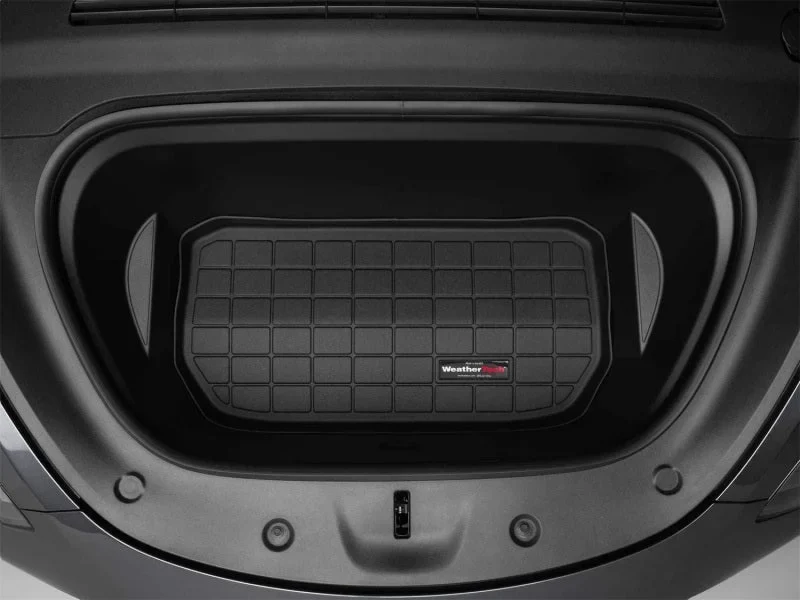 WeatherTech 2020+ Tesla Model Y Front Cargo Liner - Black - Side View