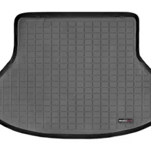 WeatherTech 01-07 Toyota Highlander Cargo Liners - Black - Back View