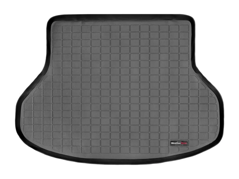 WeatherTech 01-07 Toyota Highlander Cargo Liners - Black - Back View