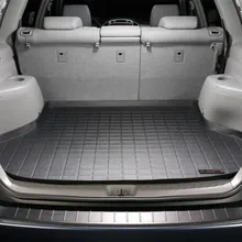 WeatherTech 01-07 Toyota Highlander Cargo Liners - Black - Installation View