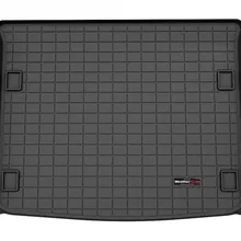 WeatherTech 03-10 Porsche Cayenne Cargo Liners - Black - Back View