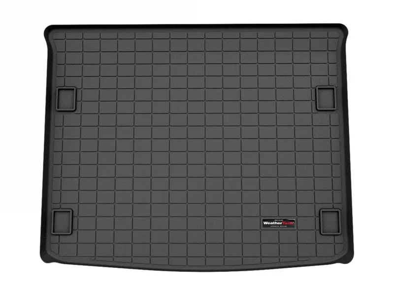 WeatherTech 03-10 Porsche Cayenne Cargo Liners - Black - Back View