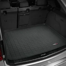 WeatherTech 03-10 Porsche Cayenne Cargo Liners - Black - Installation View