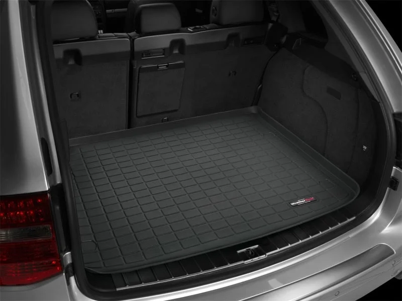 WeatherTech 03-10 Porsche Cayenne Cargo Liners - Black - Installation View