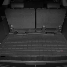WeatherTech 07-13 Cadillac Escalade ESV Cargo Liners - Black - Installation View