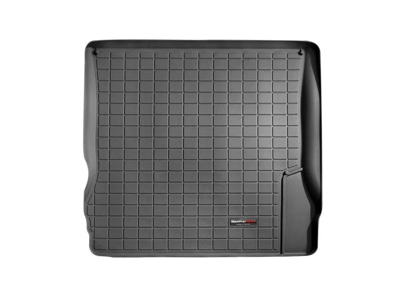 WeatherTech 07+ Jeep Wrangler Unlimited Cargo Liners - Black - Back View