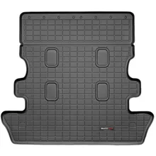 WeatherTech 08-13 Lexus LX570 Cargo Liners - Black - Back View