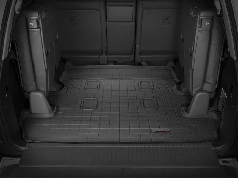 WeatherTech 08-13 Lexus LX570 Cargo Liners - Black - Installation View