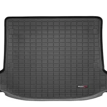 WeatherTech 10+ Cadillac SRX Cargo Liners - Black - Back View