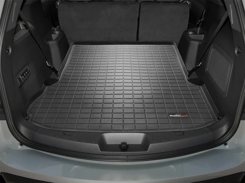 WeatherTech 11+ Ford Explorer Cargo Liners - Black - Installation View