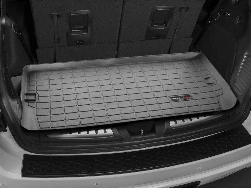 WeatherTech 11+ Dodge Durango Cargo Liners - Black - Installation View