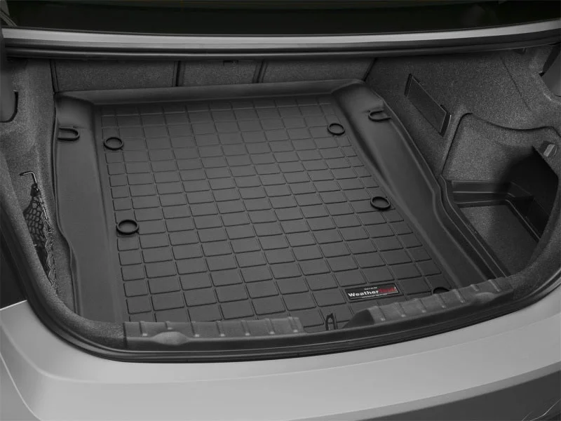WeatherTech 12 BMW 3-Series Cargo Liners - Black - Installation View