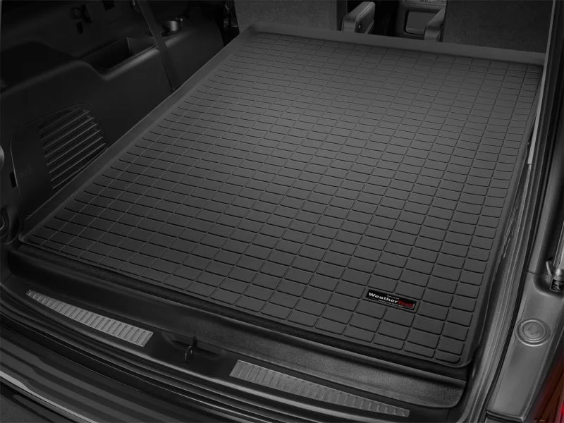 WeatherTech 15+ Cadillac Escalade ESV Behind 2nd Row Cargo Liners - Black - Additional View 5