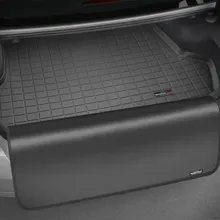WeatherTech 15+ Cadillac Escalade ESV Cargo Liner w/ Bumper Protector - Black - Back View