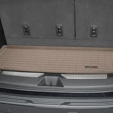 WeatherTech 2021-21 Chevrolet Tahoe Cargo Liners - Tan - Side View