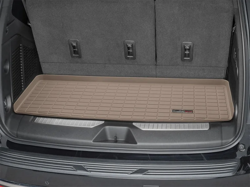 WeatherTech 2021-21 Chevrolet Tahoe Cargo Liners - Tan - Side View