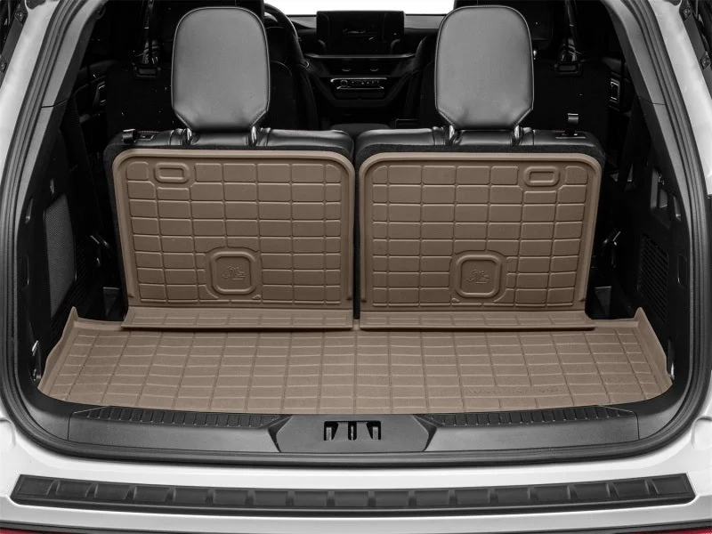 WeatherTech 20-23 Ford Explorer Incl. ST/Hybrid Seatback Cargo Liners HP - Tan - Side View