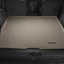 WeatherTech 03+ Ford Expedition Cargo Liners - Tan - Installation View
