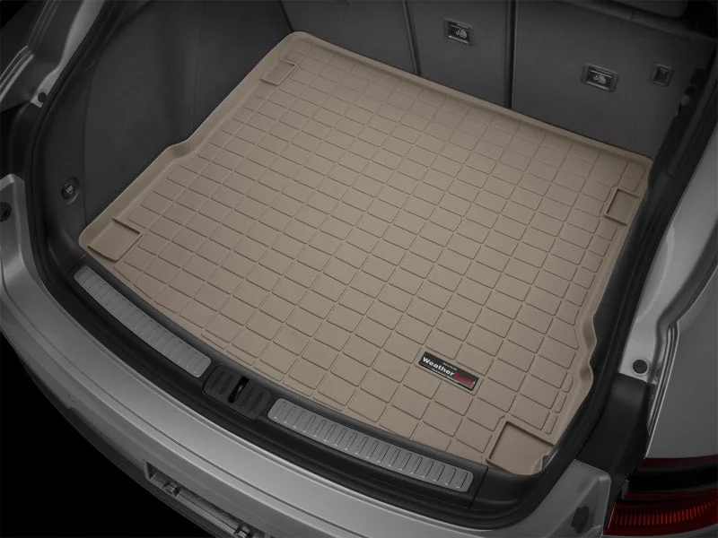 WeatherTech 15+ Porsche Cargo Liners - Tan - Installation View