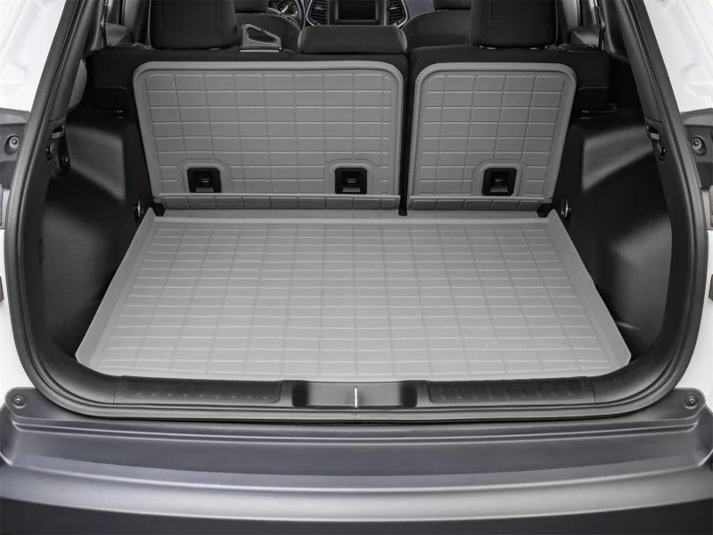 WeatherTech 19-22 Jeep Cherokee KL (w/Cargo Floor in Highest Pos) Seatback Cargo Liner HP - Grey - Side View