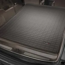 WeatherTech 2015+ Chevy Suburban/Cadillac Escalade ESV Cargo Liners - Cocoa - Back View