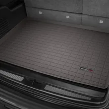 WeatherTech 2015+ Chevy Suburban/Cadillac Escalade ESV Cargo Liners - Cocoa - Installation View