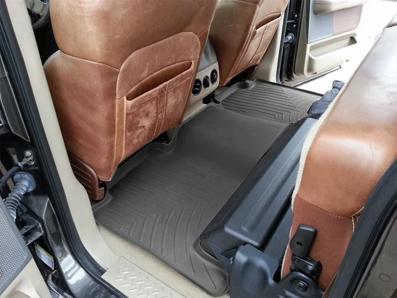 WeatherTech 04-08 Ford F150 Super Crew Rear FloorLiner - Black - Additional View 5