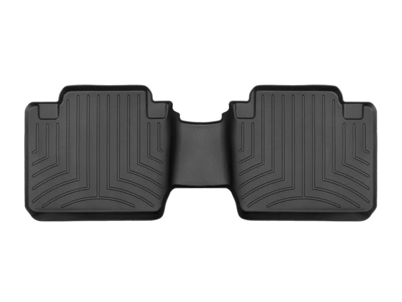 WeatherTech 12-13 Toyota Tacoma Rear FloorLiner - Black - Installation View
