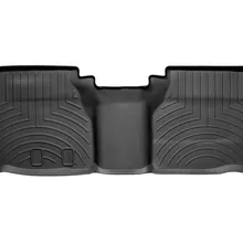WeatherTech 05+ Nissan Frontier King Cab Rear FloorLiner - Black - Back View