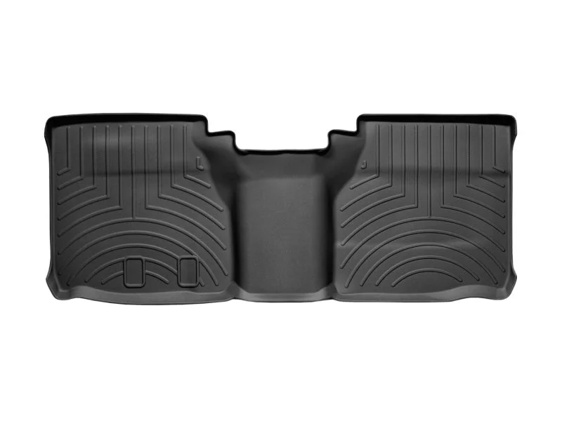 WeatherTech 05+ Nissan Frontier King Cab Rear FloorLiner - Black - Back View