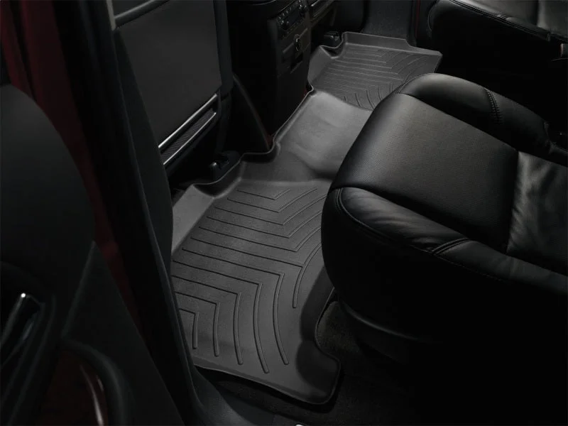 WeatherTech 07-13 Cadillac Escalade Rear FloorLiner - Black - Additional View 5