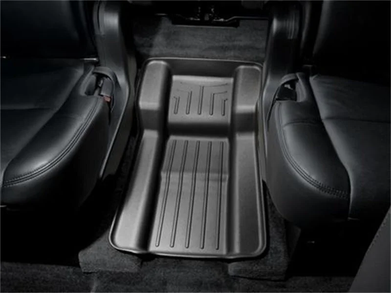 WeatherTech 07-13 Chevrolet Tahoe Rear FloorLiner - Black - Side View