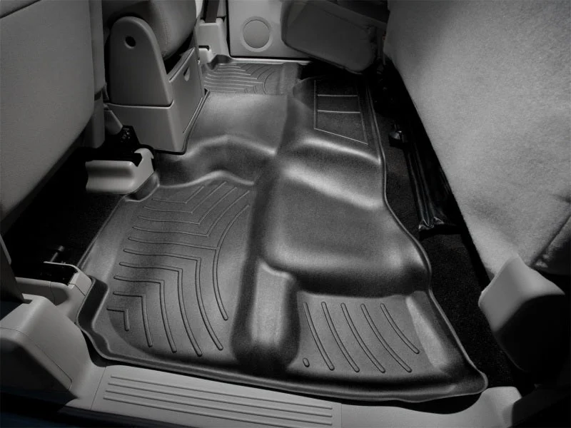 WeatherTech 07-13 Chevrolet Silverado Extended Cab Rear FloorLiner - Black - Additional View 5