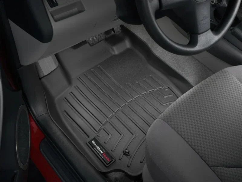 WeatherTech 06-12 Toyota RAV4 Front FloorLiner - Black - Installation View