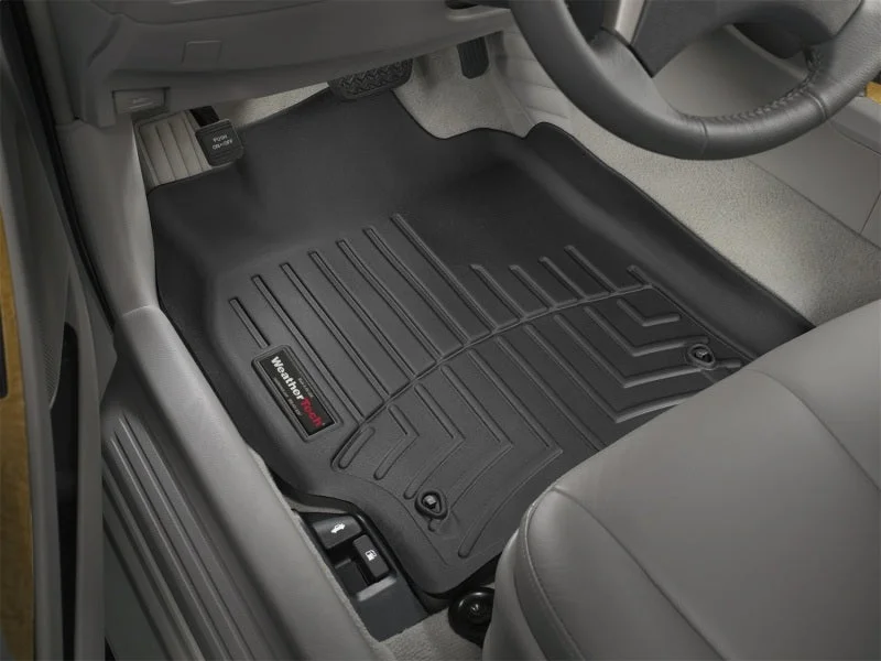 WeatherTech 07-11 Toyota Camry Sedan Front FloorLiner - Black - Installation View