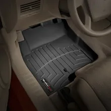 WeatherTech 07+ Jeep Patriot Front FloorLiner - Black - Installation View