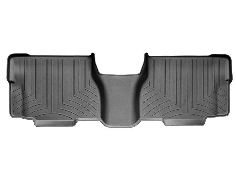WeatherTech 08+ Toyota Sequoia Rear FloorLiner - Black - Back View