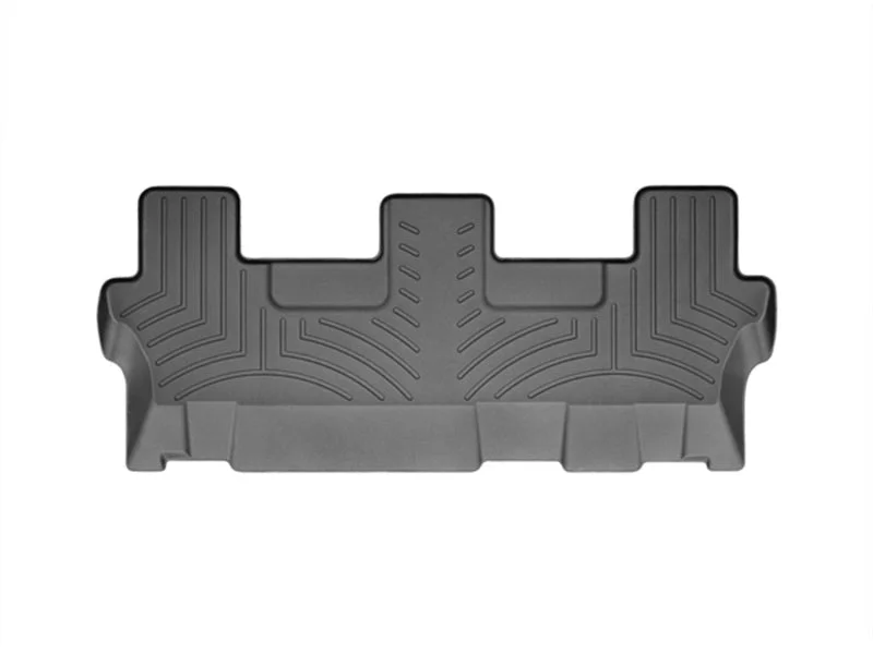 WeatherTech 08+ Toyota Sequoia Rear FloorLiner - Black - Side View
