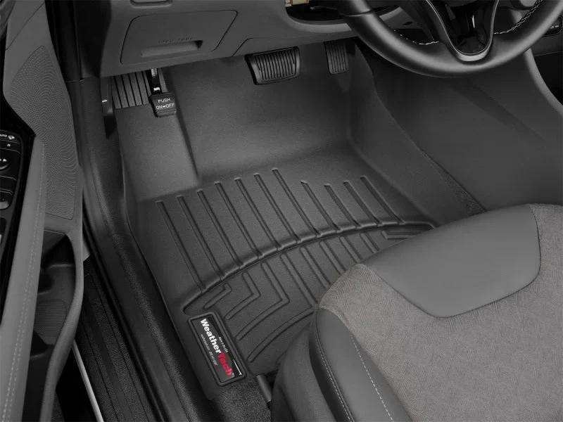 WeatherTech 2017+ Kia Niro Front FloorLiner - Black - Side View