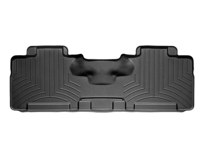 WeatherTech 07+ Ford Expedition Rear FloorLiner - Black - Back View