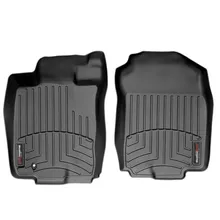 WeatherTech 06-09 Ford Fusion Front FloorLiner - Black - Back View