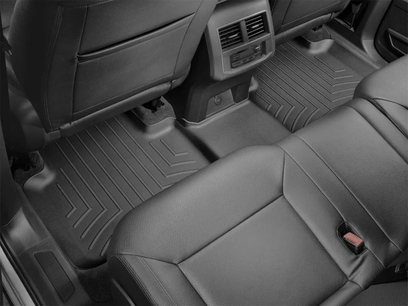 WeatherTech 2018+ Volkswagen Atlas Rear FloorLiner - Black - Side View