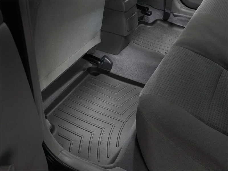 WeatherTech 03-08 Toyota Corolla Rear FloorLiner - Black - Additional View 5