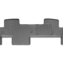 WeatherTech 07+ GMC Acadia Rear FloorLiner - Black - Back View
