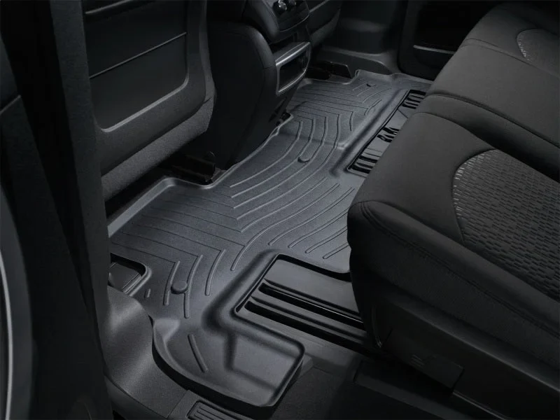 WeatherTech 07+ GMC Acadia Rear FloorLiner - Black - Additional View 5