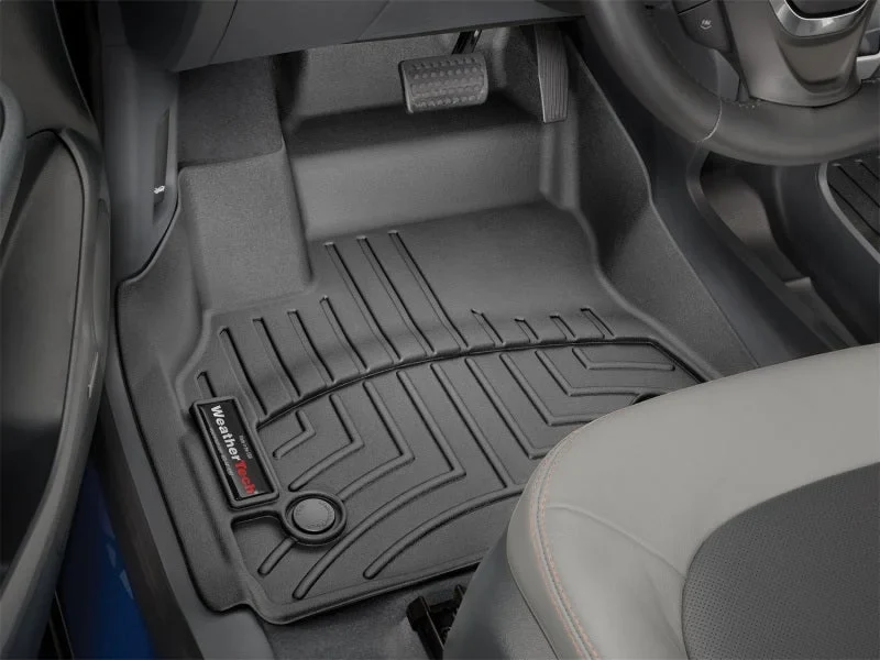 WeatherTech 2017+ Chevrolet Bolt Front FloorLiner - Black - Side View