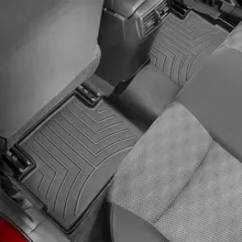 WeatherTech 2017+ Nissan Rogue Rear FloorLiner - Black - Side View