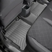 WeatherTech 2018+ Nissan Kicks Rear FloorLiner - Black - Side View