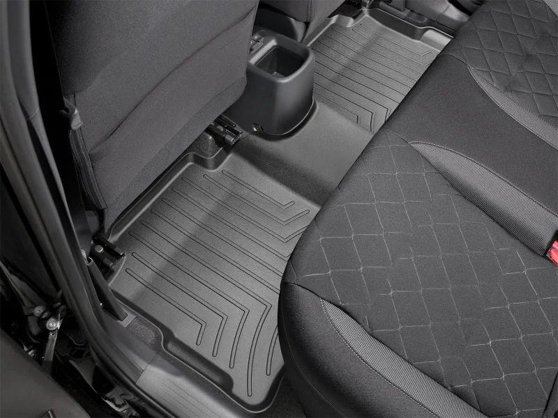 WeatherTech 2018+ Nissan Kicks Rear FloorLiner - Black - Side View